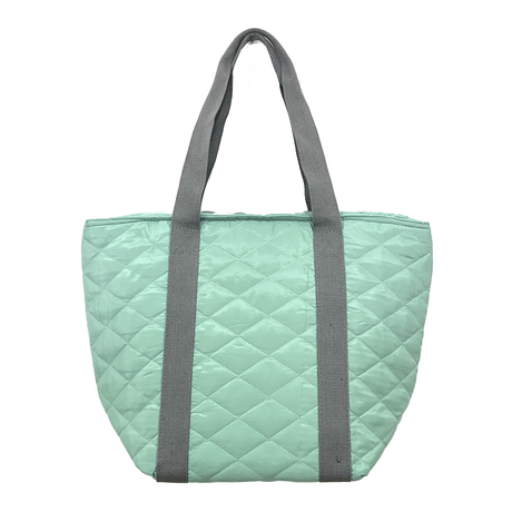 Puffy Green Tote Bag